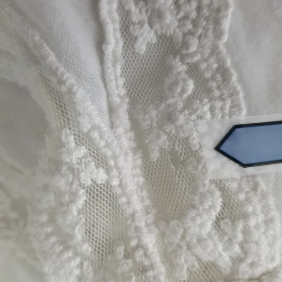 Mes Demoiselles Paris White Hi-low Top Size 38 EU or small US - Picture 7 of 7